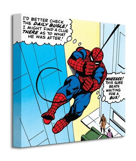 Spiderman Daily Bugle - obraz na płótnie Marvel
