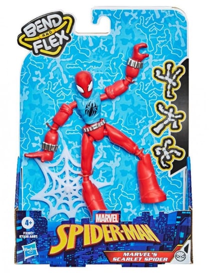 Spiderman, figurka kolekcjonerska Bend And Flex Marvels Scarilet Hasbro