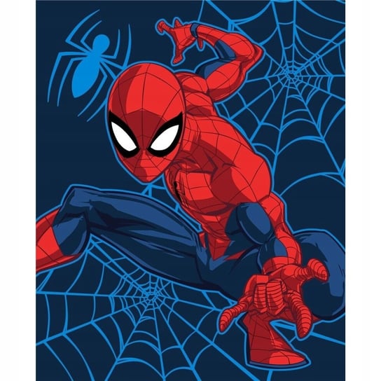 Spiderman Marvel Welurowy Gruby Koc Dla Fana Narzuta 130X160Cm Aymax