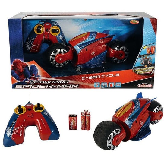 Spiderman, pojazd zdalnie sterowany RC Cyber Motor Majorette