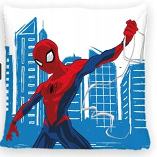 SPIDERMAN poszewka na poduszkę jasiek 40x40 welurowa VELVET Carbotex