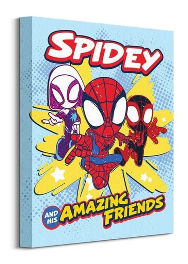 Spidey and His Amazing Friends Jump with Style - obraz na płótnie Spider-Man