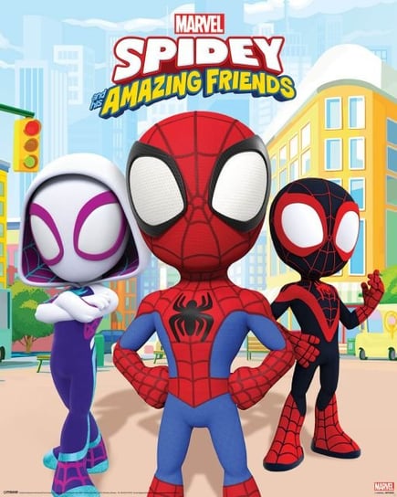 SPIDEY AND HIS AMAZING FRIENDS plakat 40x50cm Spider-Man