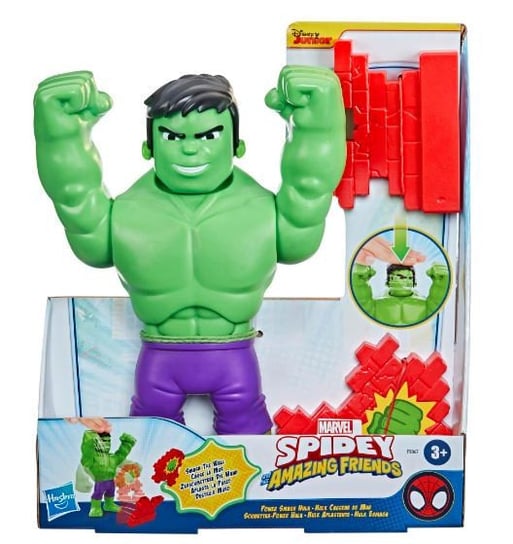 SPIDEY, Figurka, Spider-man Spidey I Super Kumple Power Smash Hulk SPIDEY