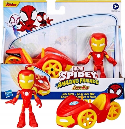 Spidey I Super Kumple Marvel Iron Racer + Iron Man Hasbro