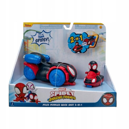 SPIDEY Pojazd Figurka Miles Morales 2w1 Spiderman Jazwares