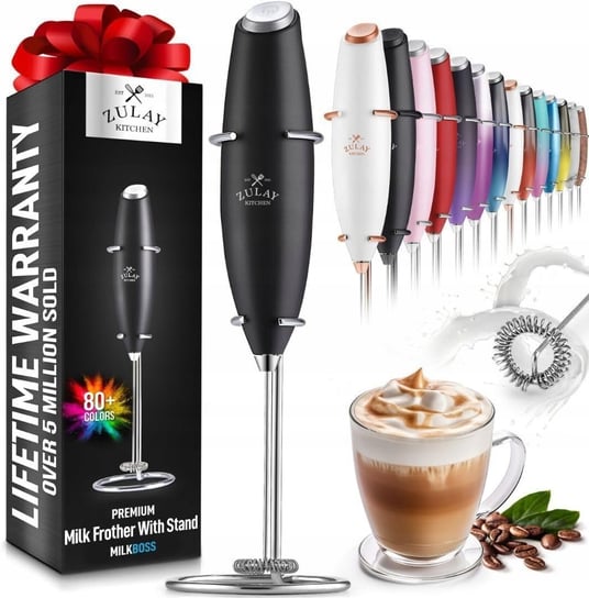 Spieniacz Do Mleka Ręczny Czarny Do Kawy Latte, Frappe Itd. Podręczny Inna marka