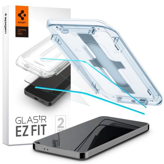Spigen Ez-Fit Glass szkło hartowane do Samsung Galaxy S24 (2 szt.) (Clear) Spigen