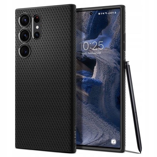 Spigen Liquid Air Case etui do Samsung Galaxy S24 Ultra (Matte Black) Spigen