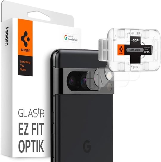 Spigen osłona aparatu Optik.tR EZ Fit Camera Protector do Google Pixel 8 Pro - 2 szt. Google