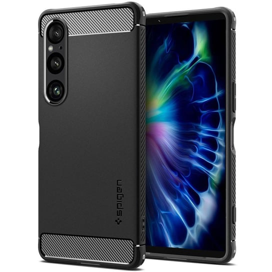 Spigen Rugged Armor - Etui do Sony Xperia 1 VI (Matte Black) Spigen