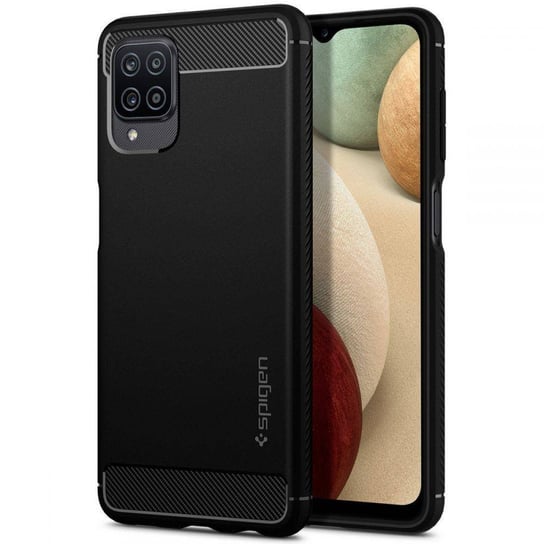 Spigen Rugged Armor Galaxy A12 Matte Black Spigen