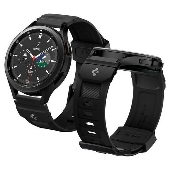 Spigen Rugged Band Sam Galaxy Watch 4 /4 Classic/Active 2/ Huawei Watch GT2 42mm Czarny/Matte Black AMP04031 Spigen