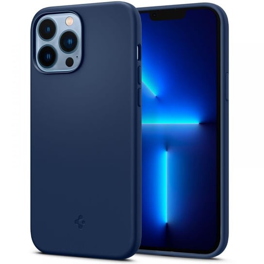 Spigen Silicone Fit Iphone 13 Pro Max Navy Blue Spigen