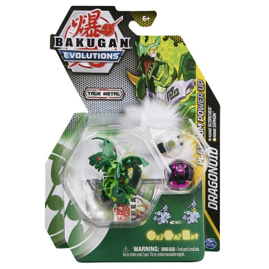 Spin Master, Bakugan Evolutions, figurka, Ekstra Moc Kula + nanogans Pack 2 Spin Master