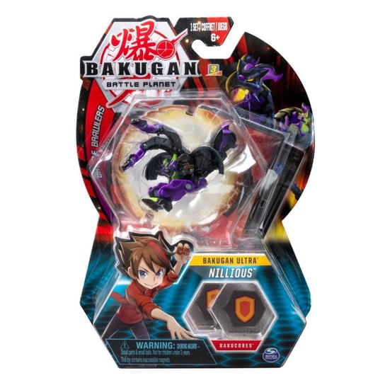 Spin Master, Bakugan, figurka Deluxe 6D, czarny Spin Master