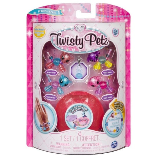 Spin Master, mini Bransoletki Twisty Petz Twin Babies, 4-pak, 20103015 Spin Master
