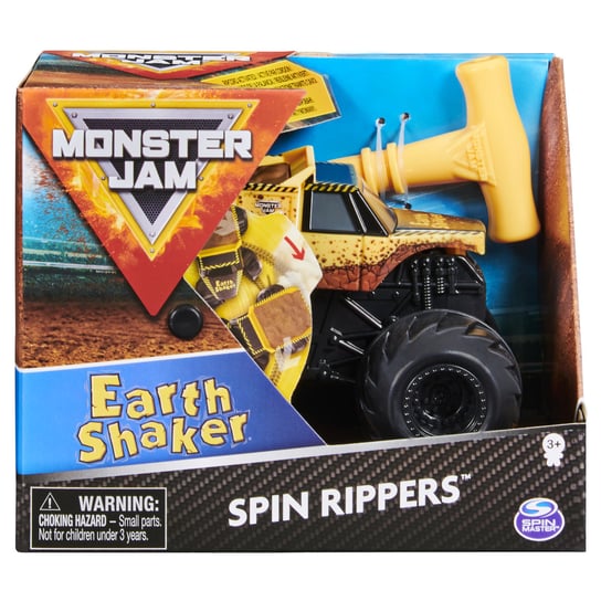 Spin Master, Monster Jam 1:43 Wirujące Opony Earth Shaker Monster Jam