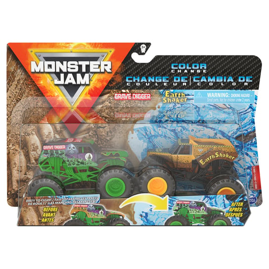 Spin Master, Monster Jam, zestaw Grave Digger Earth Shaker Monster Jam