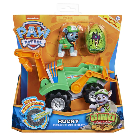 Spin Master, Psi Patrol, Pojazd Tematyczny Dino Rescue Rocky Monster Jam
