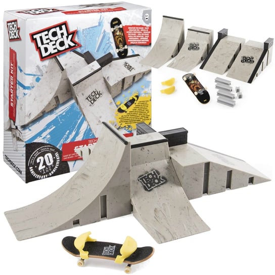 Spin Master Tech Deck FingerBoard Zestaw startowy rampy z deskorolką skatepark Spin Master