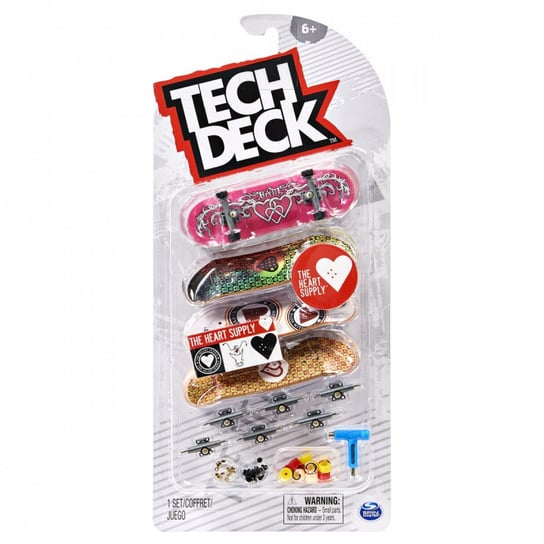 Spin Master, Zestaw Tech Deck fingerboard, 4pack, 2 Tech-Deck