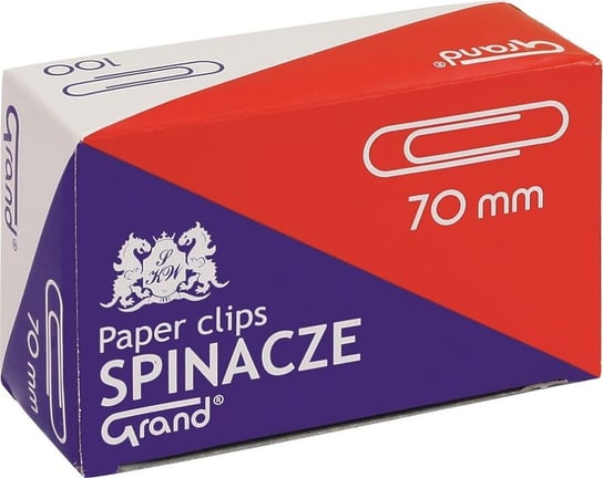 Spinacze biurowe Grand okrągłe 33 mm 100 szt. Grand