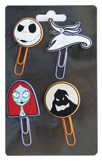 Spinacze The Nightmare Before Christmas 4 szt do szkoły Prezent dla dzieci Miasteczko Halloween
