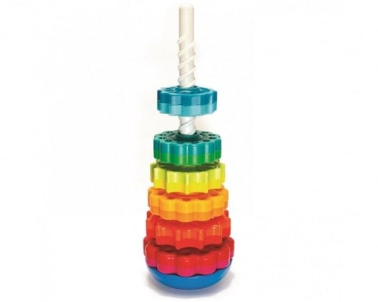 SpinAgain, zabawka edukacyjna Zakręcona wieża Fat Brain Toys