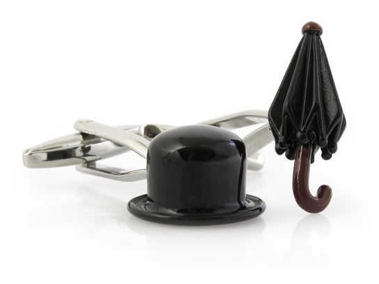 Spinki do mankietów - parasol, kapelusz A211 Modini