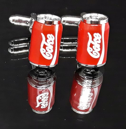Spinki do mankietów wzór Coca-Cola Inna marka