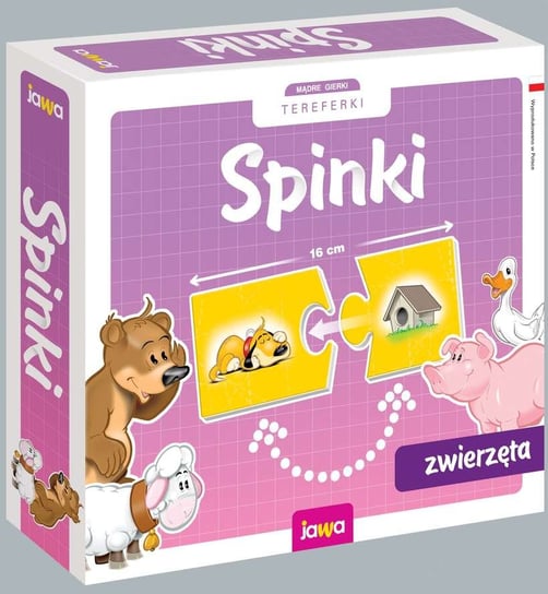 Spinki - Zwierzęta, gra edukacyjna, Jawa Jawa