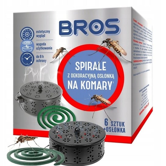 Spirale Na Komary Z Dekoracyjną Osłoną 6Sztu. BROS