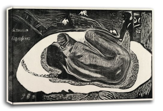 Spirit of the Dead Watching, Paul Gauguin - obraz na płótnie 120x90 cm Galeria Plakatu