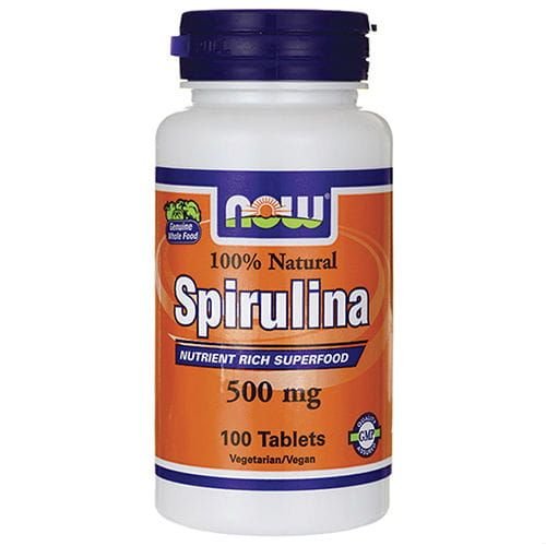 Spirulina organiczna 500mg Pacifica BIO  Suplement diety, 100 kaps. NOW FOODS Now Foods