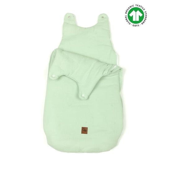 Śpiworek Z Organicznej Bio Bawełny Oddychającej Gots Newborn Sleepbag Mint Muslin Cotton Tog 3,5 Wiek 0 M+ Hi Little One Hi Little One