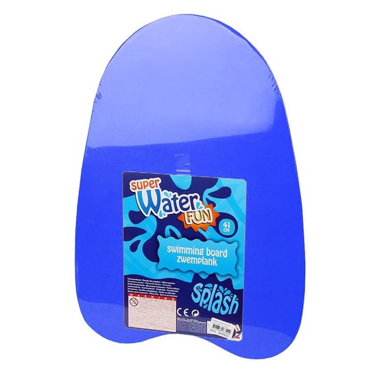 Splash, Deska do pływania, Super Water Fun, niebieski, 41x29 cm Splash