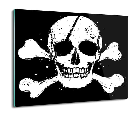 splashback z grafiką Czaszka kości pirat 60x52, ArtprintCave ArtPrintCave