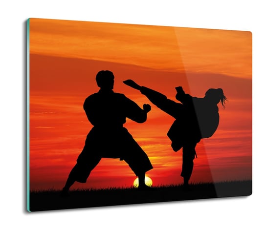 splashback z grafiką Karate sztuki walki 60x52, ArtprintCave ArtPrintCave
