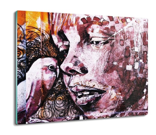 splashback z nadrukiem Graffiti dziewczynka 60x52, ArtprintCave ArtPrintCave
