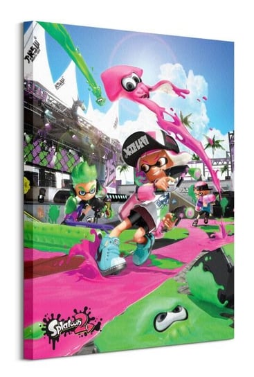 Splatoon 2 Game Cover - obraz na płótnie Pyramid Posters