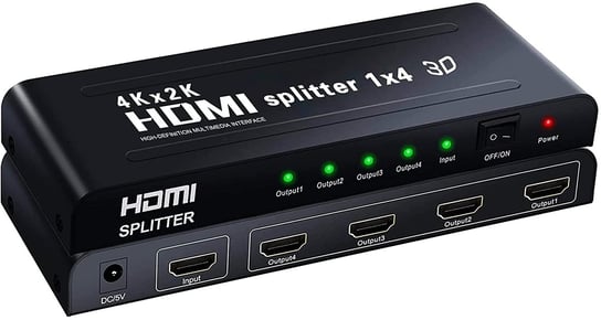 Splitter HDMI 1 x 4 4K 2K 3D Full HD Rozdzielacz HDCP Inna marka
