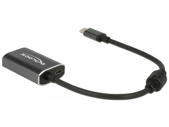 Splitter video USB type-c - 1x HDMI 4k czarny Delock