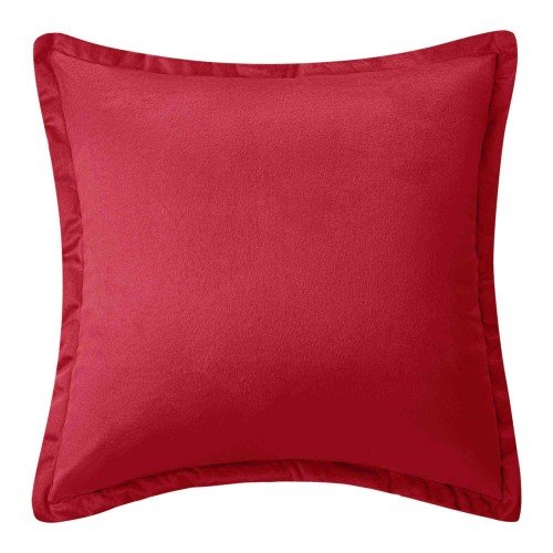 Spod Igły i Nitki, Czerwona Poszewka Velvetowa Do Zasłony  SOFT, 40x40 cm Spod Igły i Nitki