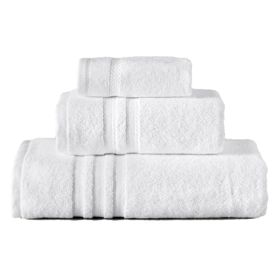 Spod Igły i Nitki, Ekskluzywny ręcznik hotelowy Prestiż, biały, 30x30 cm Spod Igły i Nitki
