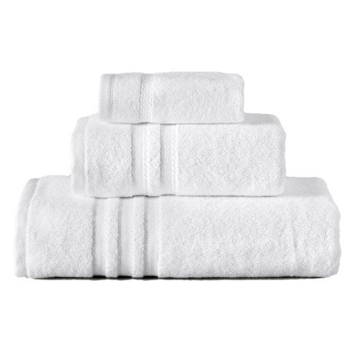 Spod Igły i Nitki, Ekskluzywny ręcznik hotelowy, Prestiż, biały  550g/m2, 100x150 cm Spod Igły i Nitki