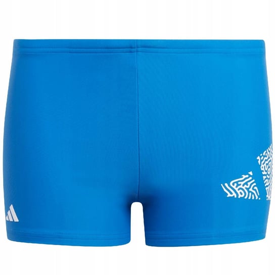 Spodenki kąpielowe dla dzieci adidas 3 Bar Logo niebieskie IA5406 152cm Adidas