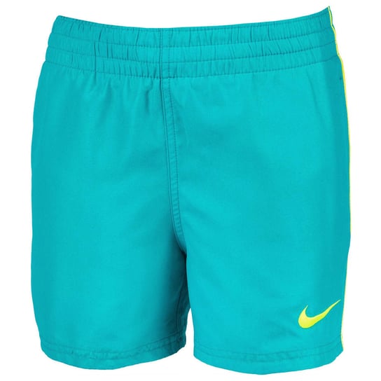 Spodenki kąpielowe dla dzieci Nike Essential Lap Junior turkusowe NESSA778 376 Nike