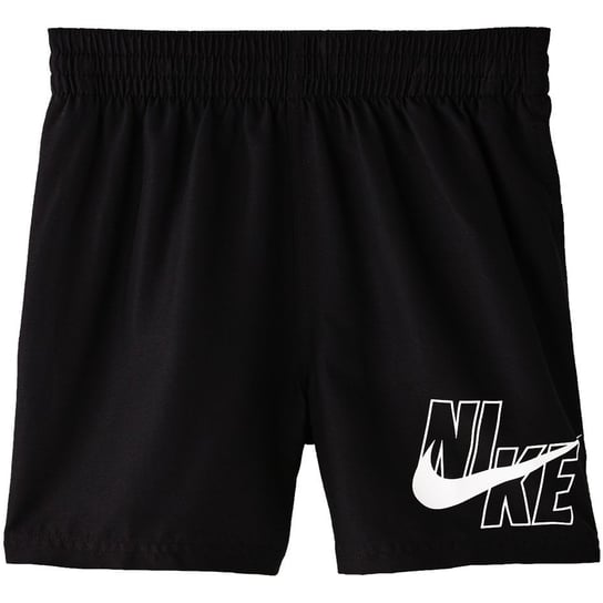 Spodenki kąpielowe dla dzieci Nike Logo Solid Lap Junior czarne NESSA771 001 - S Nike