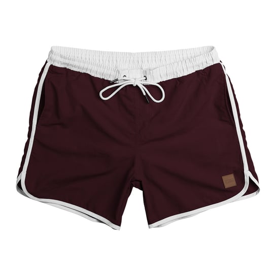 spodenki kąpielówki URBAN - RETRO MAROON-XL Inna marka